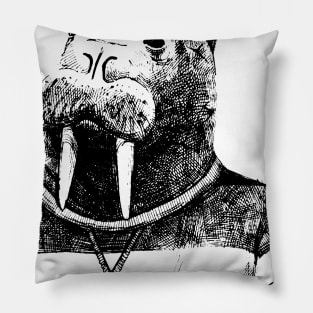 Unstoppable Walrus Pillow