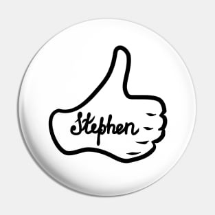 Men name Stephen Pin