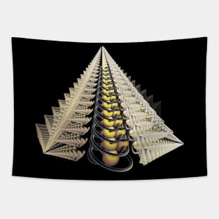 Abstract Christmas Trees Tapestry