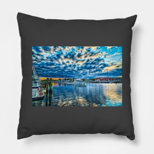 Falmouth Harbor Cape Cod Pillow