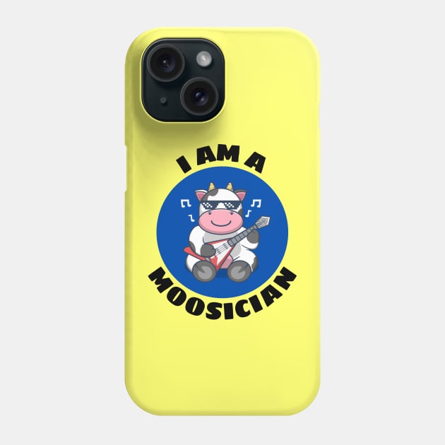 I Am A Moosician | Cow Pun Phone Case by Allthingspunny