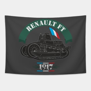 The first Renault FT turret tank Tapestry