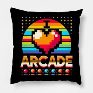 I love arcade Pillow