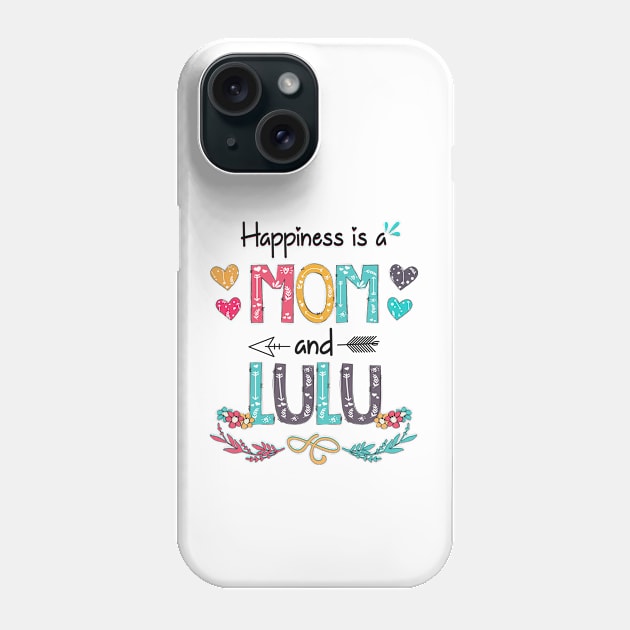 Happiness Is A Mom And Lulu Wildflower Happy Mother's Day Phone Case by KIMIKA