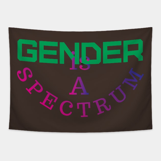 Gender is a spectrum Tapestry by Yourmung