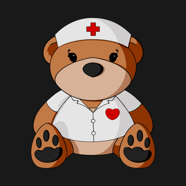 Nurse Teddy Bear by Alisha Ober Designs