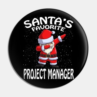 Santas Favorite Project Manager Christmas Pin