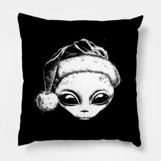 Alien-Santa Claus-Christmas-UFO Pillow