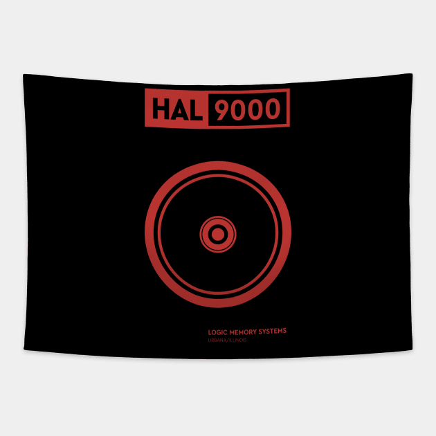 HAL 9000 - 2001 A Space Odyssey v1 Tapestry by Hataka