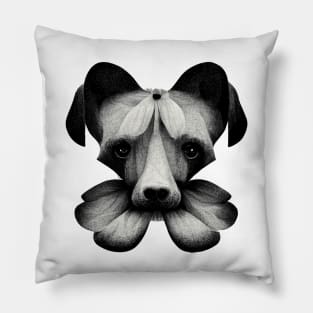 Flowering Dog Series Pillow