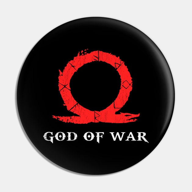 God of War  Logo Pin by Waldesign