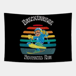 Breckenridge Snow Skiing Tapestry