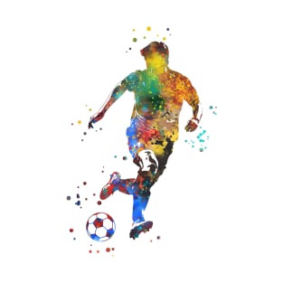 Male Soccer Player T-Shirt