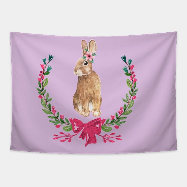 Bunny rabbit mom in love gift Tapestry by Bunny2Bunny