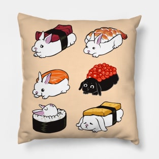 Sushi Bunnies Pillow