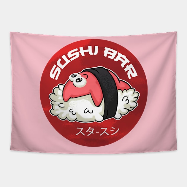 Star Sushi Tapestry by peekxel