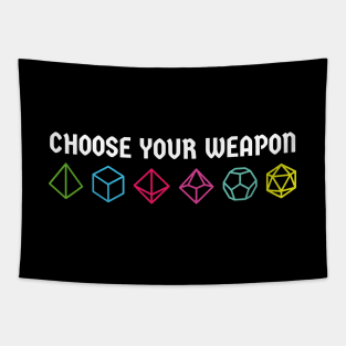 Choose your weapon Tapestry