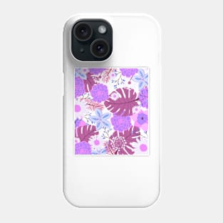 Pink Flowers Art Phone Case