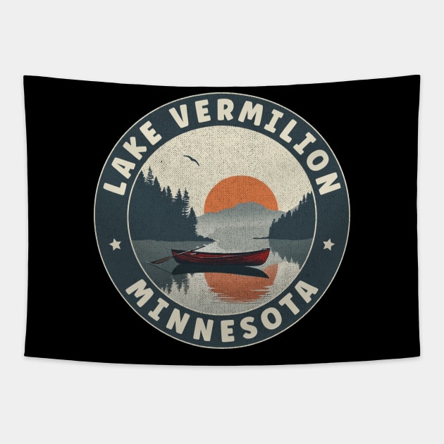 Lake Vermilion Minnesota Sunset Tapestry by turtlestart