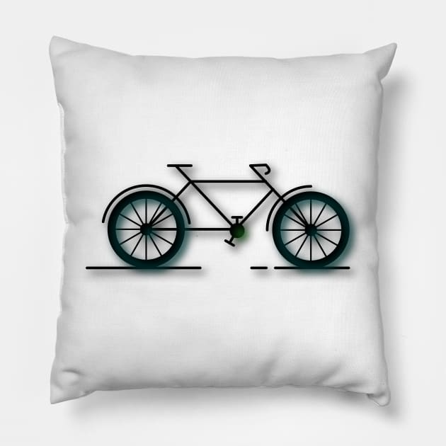 Bicycle Pillow by Explore_Rama