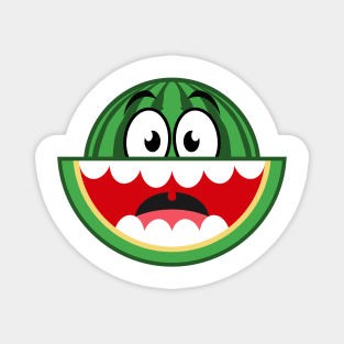 Funny Smiling Watermelon Magnet