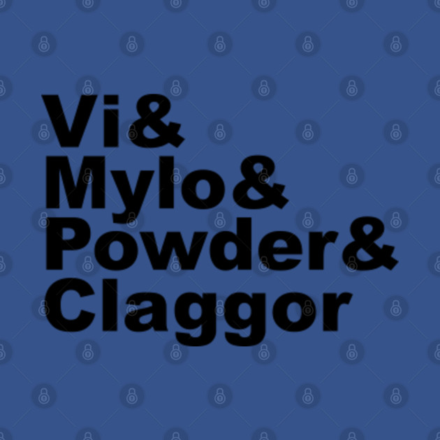 Disover Vi & Mylo & Powder & Claggor - The Piltover Kids (Vi, Powder, Mylo and Claggor) - Arcane Characters - T-Shirt