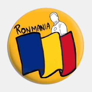 Ronmania (Romania Colors) Pin