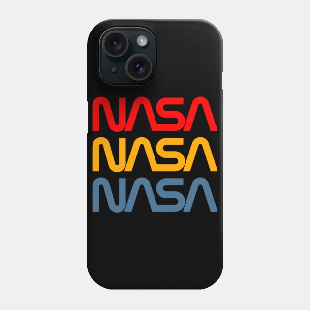 Vintage Nasa Worm Insignia Phone Case by Scar