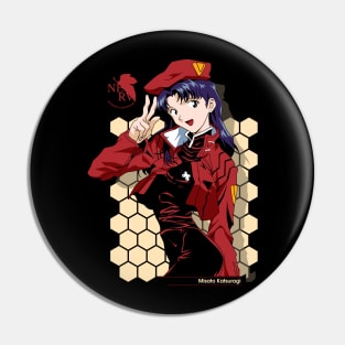 Misato Katsuragi - Neon Genesis Evangelion - Commander's Grace Pin