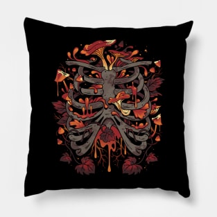 The Last Breath - Infected Rib Cage Pillow