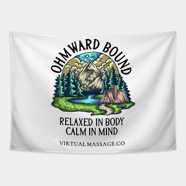 OHMward Bound Tapestry by Virtual Massage