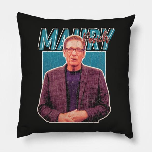 Maury Povich Vintage Pillow by SIX8OY