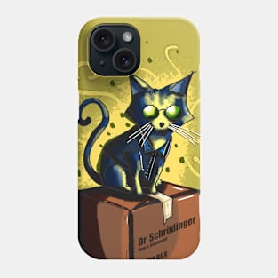 Schrödinger's cat Phone Case