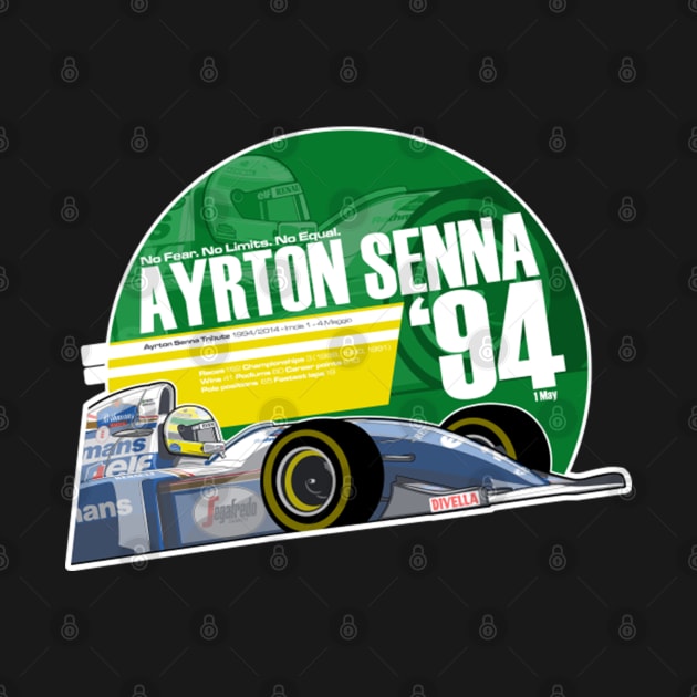 Ayrton Senna 1994 Tribute by stevenmsparks