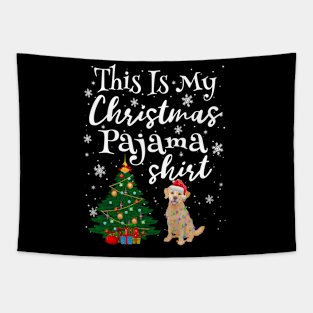 This is my Christmas Pajama Shirt Labrador Lover Dog Tapestry