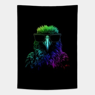 Crow Black Sunglasses Tapestry