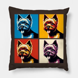 Norwich Terrier Pop Art - Dog Lovers Pillow