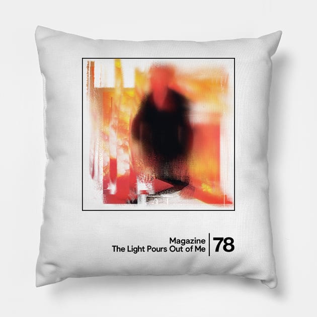 Magazine \ Minimalist Style Graphic Design Art Pillow by saudade