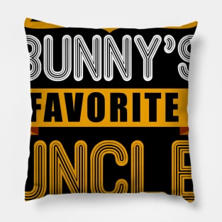 MENS EVERY BUNNYS FAVORITE UNCLE SHIRT CUTE EASTER GIFT Pillow