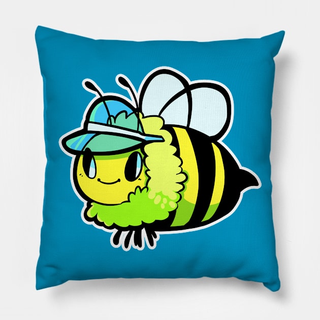 Rad Bee Pillow by arkay9