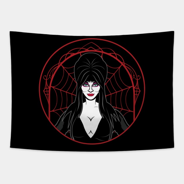Elvira Tapestry by Mistyk1