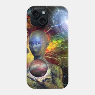 Cyborg woman Phone Case