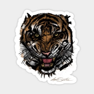 Tiger Face Magnet