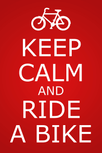 KEEP CALM AND RIDE A BIKE Magnet