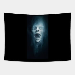 person trapped in ghost world, halloween design Tapestry