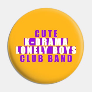 Cute k-drama lonely boys club band Pin