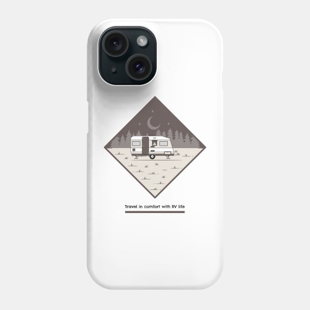 RV LIFE Phone Case by Cectees