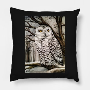 Snowy Owl Pillow