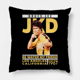 Movie Bruce Jeet Kune Do Be Water Lee Vintage Pillow