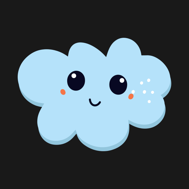 Cute Cloud Smiling Face by imtasmeena